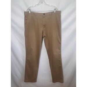 Hugo Boss Mens 'Schino' Khaki Regular Fit Cotton Blend Chinos Pants 38x34